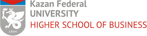 Higher School of Business, Kazan Federal University logo.