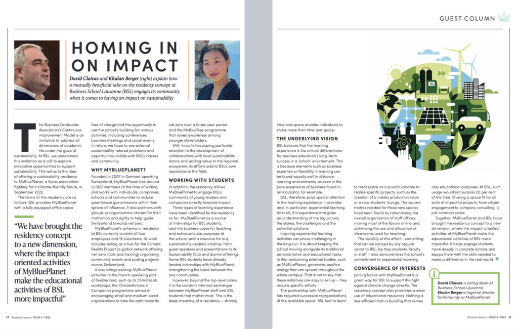 Magazine screenshot of Business Impact VOL18 - Guest Column