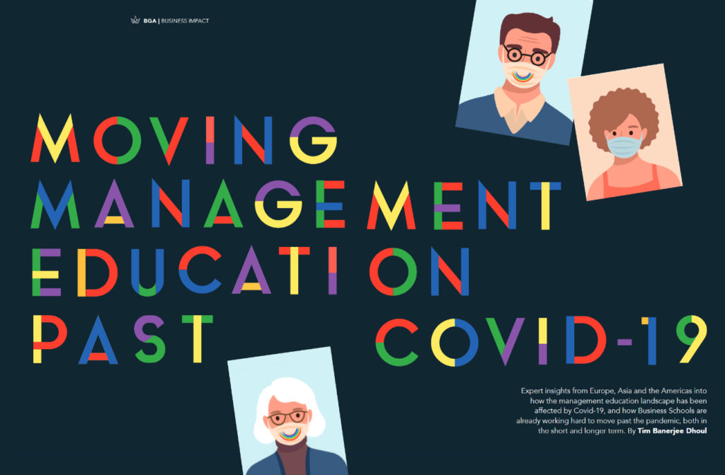 Business Impact Front Cover August 2020 - Moving management education