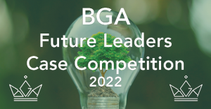 BGA Future Leaders Case Competition 2022 banner theme.