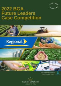 2022 BGA Future Leaders Case Competition Cover.