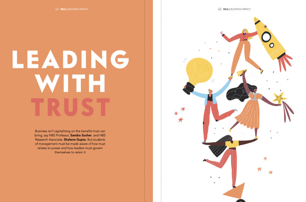 Business Impact Front Cover August 2021 - Leading with Trust