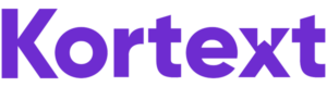Purple Kortext logo.