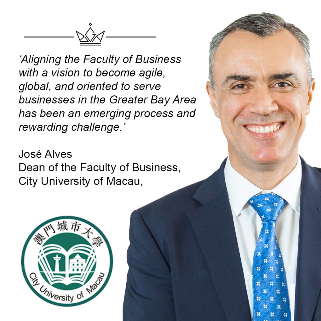 A quote from José Alves Dean of the Faculty of Business, City University of Macau, China Business School Case Study.