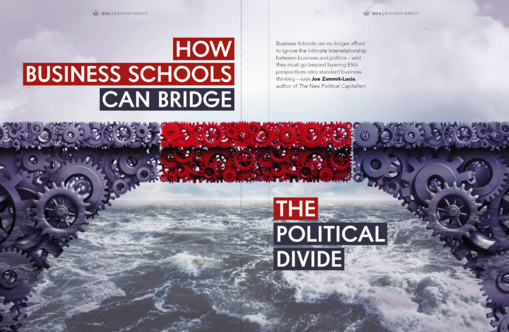Business Impact Front Cover February 2022 - Bridging the political divide
