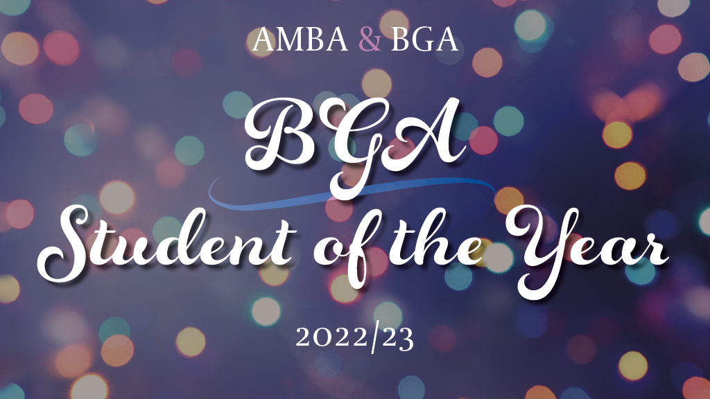 BGA Student of the Year, Excellence Awards 2022