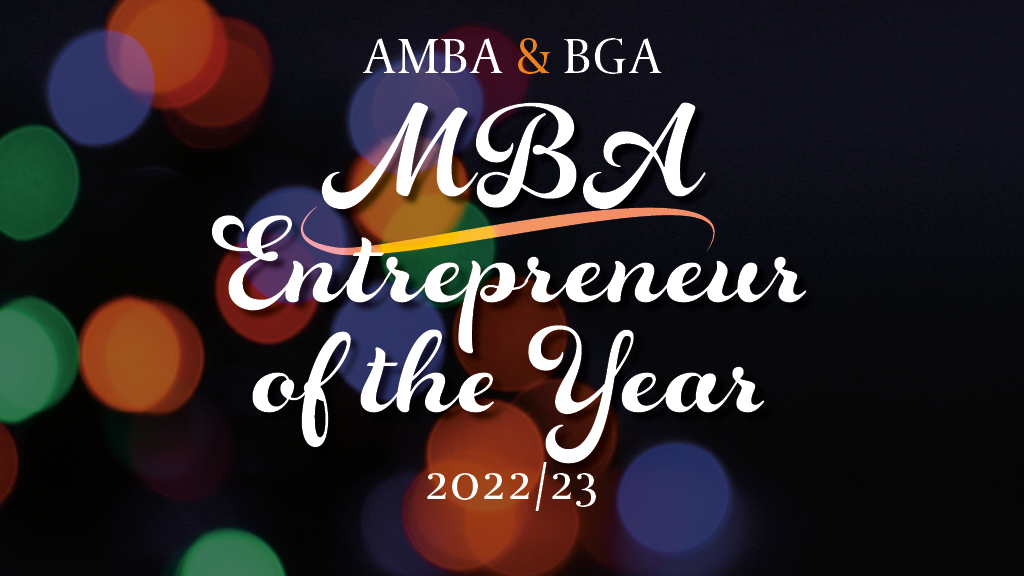 Excellence Awards 2023 - MBA Entrepreneur of the Year