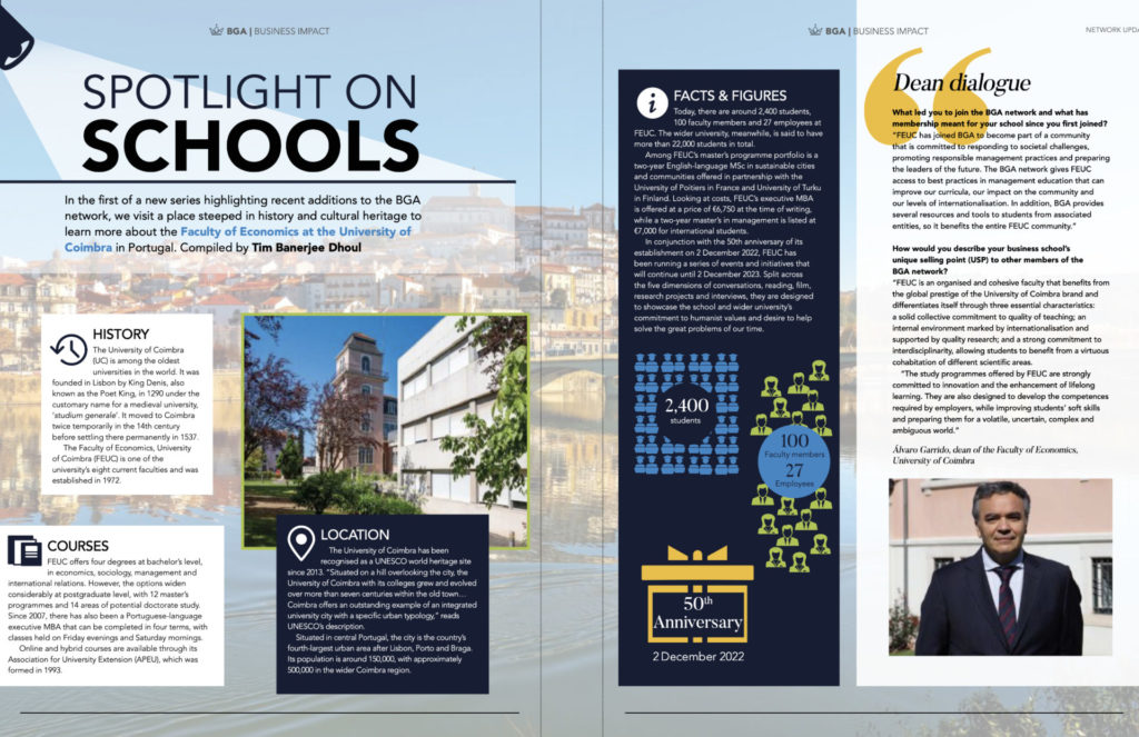 Business Impact Front Issue 2023 - spotlight on schools