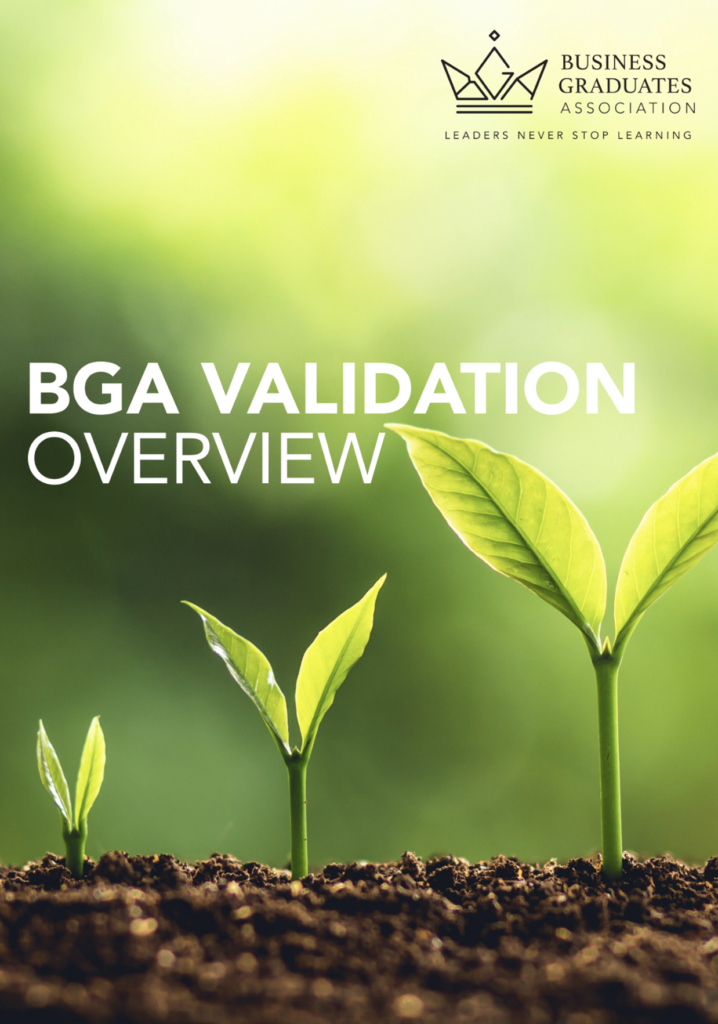 BGA Validation Overview Document Front Cover