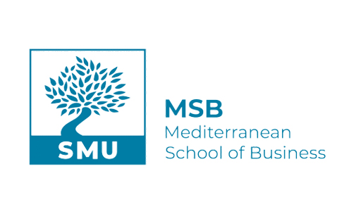 MEDITERRANEAN SCHOOL OF BUSINESS, SOUTH MEDITERRANEAN UNIVERSITY logo