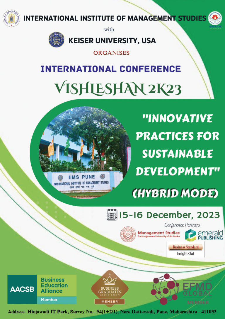 Front Cover - International Conference Vishleshan 2K23